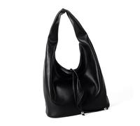 YAOGUI Sac à main léger pour les aisselles - Sac à main décontracté en cuir synthétique - Grande capacité - Pour femme élégante - Décontracté - Pour le travail quotidien, Noir , One Size