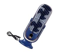 YAOGUI Ventilateur tour de bureau alimenté par USB, 5 vitesses, réglable, sans balais, ventilateur de bureau avec écran LED, refroidissement silencieux pour la maison, plusieurs scènes rechargeables