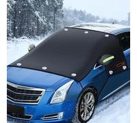 yaohaishao Housse de Pare-Brise de Voiture pour Audi A1 2011-2017 2018, Housse de Pare-Brise Pliable pour l'hiver Protection Contre la Neige Les UV et Le Gel,Bla-CK