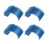 Yaohappy 4 pièces en Aluminium Moteur électrique Moteur dissipateur Thermique Refroidissement ailettes de dissipateur de Chaleur pour 550 540 3650 Taille brossé Moteurs sans balais RC Voiture Camion