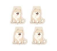 YAOHY Creative Dog Marque Page Magnétiques Campus Classroom Reading Magnetic Bookmark Cartoon Animal Set De 4 Pièces Marque-Pages Personnalisé(A)