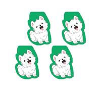YAOHY Creative Dog Marque Page Magnétiques Campus Classroom Reading Magnetic Bookmark Cartoon Animal Set De 4 Pièces Marque-Pages Personnalisé(G)