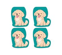 YAOHY Creative Dog Marque Page Magnétiques Campus Classroom Reading Magnetic Bookmark Cartoon Animal Set De 4 Pièces Marque-Pages Personnalisé(I)