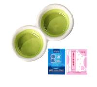 YAOHY Double-Compartiment Reptiles Bol Alimentair Dish Bols À Eau pour Reptiles Tortue Et Hamster Enclosure Compatible Anti-Tip Abreuvoir Tortue Terrestre(Vert,D)