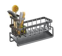 YAOHY Égouttoir À Vaisselle En Acier Au Carbone, Egoutoire Vaisselle Cuisine Avec Égouttoir, Petit Bol Egouttoir Vaisselle Sur Evier Pour Comptoir(Gray,Chopstick holder)
