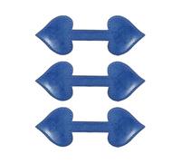 YAOHY Marque Page Magnétiques En Forme De Cœur Simplifiés Magnetic Bookmark En Cuir Campus Étudiant Lecture Set De Marque-Pages Personnalisés Multifonctionnels(Bleu)