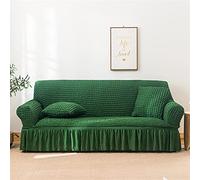 YAOHY Sofa Cover d'une Pièce Housse De Canape De Fauteuil Simple Universelle De Design De Dentelle De Salon Simple Housse pour Canapé Décoratif De Quatre Saisons(S,Vert)