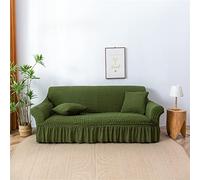 YAOHY Sofa Cover d'une Pièce Housse De Canape De Fauteuil Simple Universelle De Design De Dentelle De Salon Simple Housse pour Canapé Décoratif De Quatre Saisons(L,Soybean Green)