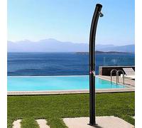 YAOJIA Douche Chauffante Solaire 5,2 Gal avec Pommeau De Douche Et Robinet De Douche À Pied, Douche Extérieure De Jardin À 2 Sections Été Réglable, 220 X 16,5 X 16,5 Cm