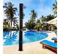 YAOJIA Douches de Jardin Douche De Jardin Solaire Autoportante 10 L, Température D'été Réglable for Jardin, Plage, Spa Au Bord De La Piscine, Noir