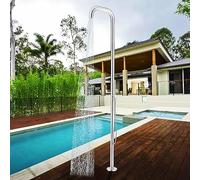 YAOJIA Douches de Jardin Douche Solaire Extérieure avec Douche À Effet Pluie Et Pomme De Douche À Main, 220 Cm De Haut, Systèmes De Garniture De Baignoire Et De Douche for Jardin, Plage Et Spa