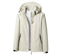 YAOJIWANG Femme Veste De Ski Montagne Outdoor Veste ImperméAble Coupe-Vent Manteau D'Hiver Chaud Avec Capuche Veste RandonnéE Voyage Snowboard VêTements D'ExtéRieur Automne Hiver