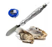 YAOLEXIA Couteau à huîtres pneumatique en acier inoxydable, fréquence: 1000 bpm, course: 16 mm, couteau à huîtres pour chaîne de montage commerciale, outil de décorticage de coquillages