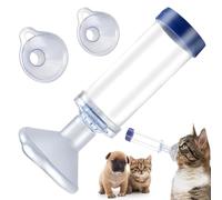 Yaolisin Chambre D'inhalation pour Chats et Chiens, Nébuliseur Portable, Accessoire Générique pour Inhalateur Animalier avec 2 Masques, Trousse de Premiers Secours à Domicile ou en Extérieur
