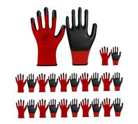 Yaoliucp Gants de jardinage enduit en nylon en nitrile