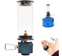 Yaoliucp Lanterne à gaz, Lanterne de gaz aux chandelles oniriques avec Verre résistant à la Chaleur, Lampe à gaz avec soupape réglable, lumière à gaz pour Le Camping et la randonnée, Lanterne à gaz