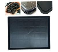 Yaoliucp Plate de Caisse de Chien Black Chewproof Remplacement Pan de Base en Plastique Plateau de Base en Plastique pour Chien Cage Cage Black Nettoyage Plateau pour Les Cages pour Animaux