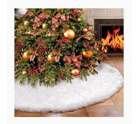 YAONJS Jupe De Sapin De Noël en Peluche, Tapis, Tablier, Base De Sapin pour Décoration De Maison(78cm)