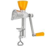 Yaootely Moulin à main en fonte de graines de pavot moulin à grain trémie en plastique