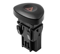 YAOPEI Bouton Warning Clio 2 Noir 8200442723
