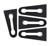 YAOPIU Amortisseur Acoustique Pour Serrure De Porte,Outil de Réduction de Bruit de Porte Auto - Accessoires Automobiles 4 Pièces pour Propriétaires de Véhicules et Passionnés de Musique
