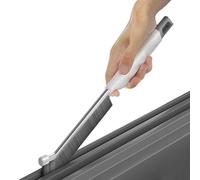 YAOPIU Brosse De Nettoyage pour Interstices - Brosse De Nettoyage pour avec Poils Durs Grattoir - Grattoir en Acier Inoxydable pour Porte Coulissante Fenêtre Robinet Cuisine - Carrelage Salle De Bain