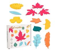 YAOPIU Jouets de Formes - Tri De Formes en Bois pour Bébé,Éducatif pour Reconnaissance des Feuilles et Développement de la Motricité Fine,Découverte de la Nature et