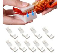 YAOPIU Outil Décortiqueur Écrevisse - Kit de 10 Outils de Cuisine | Éplucheur De Crevettes | pour Amateurs de Fruits de Mer Maison Restaurant Barbecue Pique-Nique Homard Crabe