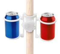 YAOPIU Porte-Gobelet pour Parapluie - Porte-Gobelet pour Tige De Parapluie De Jardin | Support Anti-Fuite pour Bouteilles en Plein Air Plage Camping Piscine