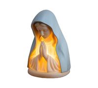 YAOPIU Veilleuse de Prière - Lampe de Table Dévotionnelle LED Sainte Vierge - Protection Douce pour les Yeux Accessoire Bureau Salon Chambre Coin Lecture Nursery