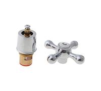 yaoqijie 1 ensemble de poignées croisées en cuivre pour robinet de baignoire, évier de cuisine, salle de bain, accessoires durables