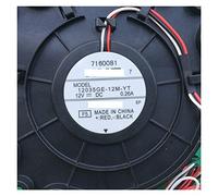 yaoqijie 1203 5ge-12m-yt Éventail de refroidissement compatible avec le réfrigérateur 1 2V DC 0,26A Pièces de réparation du congélateur lasting