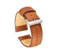 yaoqijie Bracelet de montre Vintage en cuir de vachette véritable 20mm 22mm bracelet à dégagement rapide Crazy Horse hommes bracelets de montre accessoires de montre lasting(10,22mm)