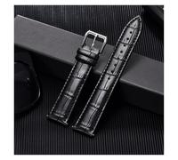 yaoqijie Bracelets de montre 16mm 18mm 20mm 22mm 24mm Montres Bracelet for Hommes Femmes Casual Business Remplacement Ceinture Bracelet En Cuir lasting(All Black,16mm)