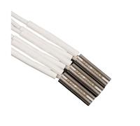 yaoqijie Cartouche chauffante 24/12 V 60 W 70 W 80 W 6 x 20 mm 1 m, Tube de Chauffage Rapide V6 for imprimante 3D Hotend Lasting(1PC 12V 60W)