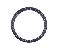 yaoqijie Diamètre extérieur : 32,5 mm Diamètre intérieur : 27,5 mm Anneau de chapitre de montre en plastique dur adapté au boîtier de montre NH35 NH36 Pièces de boîtier de montre Abalone lasting(BYNY-
