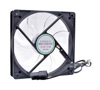 yaoqijie LED lumière blanche 12cm 12025 120x120x25mm 120mm ventilateur DC12V 0.13A ventilateur de refroidissement Ultra-silencieux for la puissance CPU du boîtier d'ordinateur lasting(Power D 4pin)