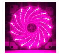 yaoqijie Radiateur de ventilateur de refroidissement LED, ordinateur PC 120 mm ultra silencieux 12 cm 120 x 120 x 25 mm, ventilateur d'ordinateur 12 V, 12 V DC 3P IDE 4D (2 fils) lasting(PURPLE)