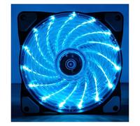 yaoqijie Radiateur de ventilateur de refroidissement LED, ordinateur PC 120 mm ultra silencieux 12 cm 120 x 120 x 25 mm, ventilateur d'ordinateur 12 V, 12 V DC 3P IDE 4D (2 fils) lasting(Blu)