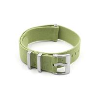 yaoqijie Sac de parachute des troupes françaises de haute qualité for hommes compatible avec le bracelet de montre en nylon élastique de l'OTAN 18mm 20mm 22mm Bracelet de montre Boucle en argent lasti