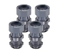 yaoqijie Support de machine à laver réglable en hauteur, patins anti-vibrations, patins en caoutchouc for machine à laver, 4 pièces lasting