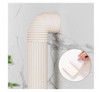 yaoqijie Tuyau d'eau auto-adhésif insonorisé coton toilette cuisine égout Pipeline étanche moisissure bande d'étanchéité ruban insonorisé lasting(Bianco)