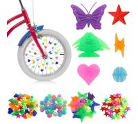 YAOSHENGUP Perles Rayons Velo 360 Pièces Clip Rayon Vélo Coloré Perles Clips de Rayons de Vélo Perles à Rayons de Roue pour Vélo d'enfant Coloré Vélo Rayons Clips pour Une Large Gamme de Vélos