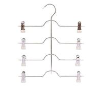 YAOTT Cintre cintres à Jupe réglables cintres en Acier Inoxydable Gain de Place Ultra légers à Usage intensif pour Jupes, Pantalons Abricot