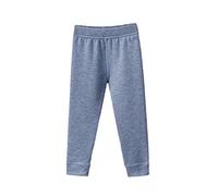 YAOTT Legging Fille,Leggings Thermiques pour Enfants avec Doublés de Molleton,Filles Garçons Bas Thermique Hiver Epais Chaud Elastique Collant Pantalon Thermo pour 2-14 Ans Bleu 170