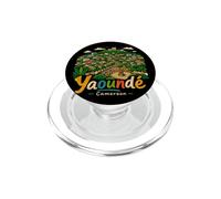 Yaoundé Cameroun dessiné à la Main Souvenir de Voyage Cadeau Monument PopSockets PopGrip pour MagSafe