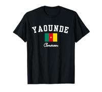 Yaoundé Drapeau Cameroun Fierté Design Souvenir T-Shirt