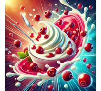 Yaourt cranberry arôme concentré - Vegan - Sasami - 100 ml