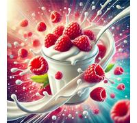 Yaourt framboise arôme concentré - Vegan - Sasami - 10 ml