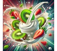 Yaourt kiwi-fraise arôme concentré - Vegan - Sasami - 100 ml